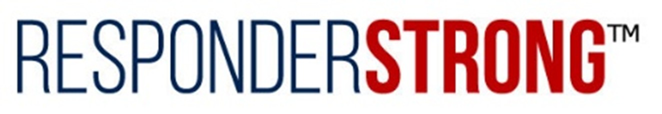 The word "Responder Strong" in Blue and Red.