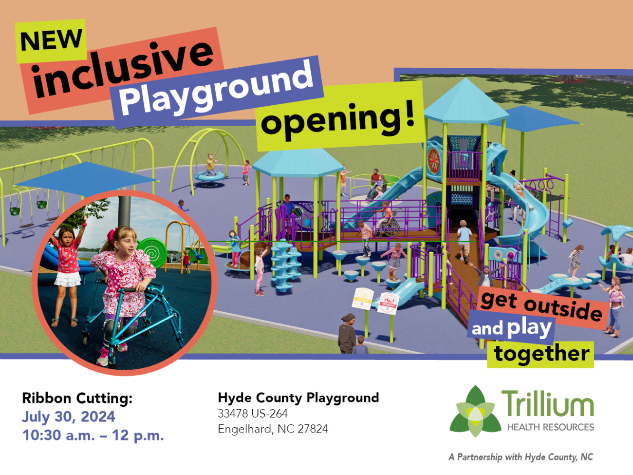 Picture of inclusive playground - invitation
